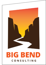 animated logo showing the Rio Grande river cutting through the Big Bend mountains